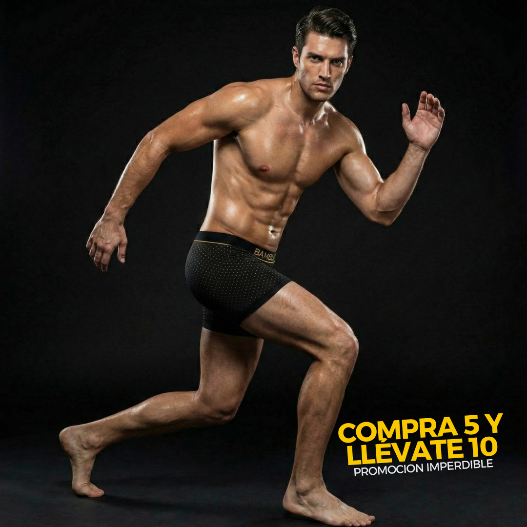 COMPRA 5 Y LLÉVATE 10 – Bóxers Bambux: Protección antibacteriana y confort premium