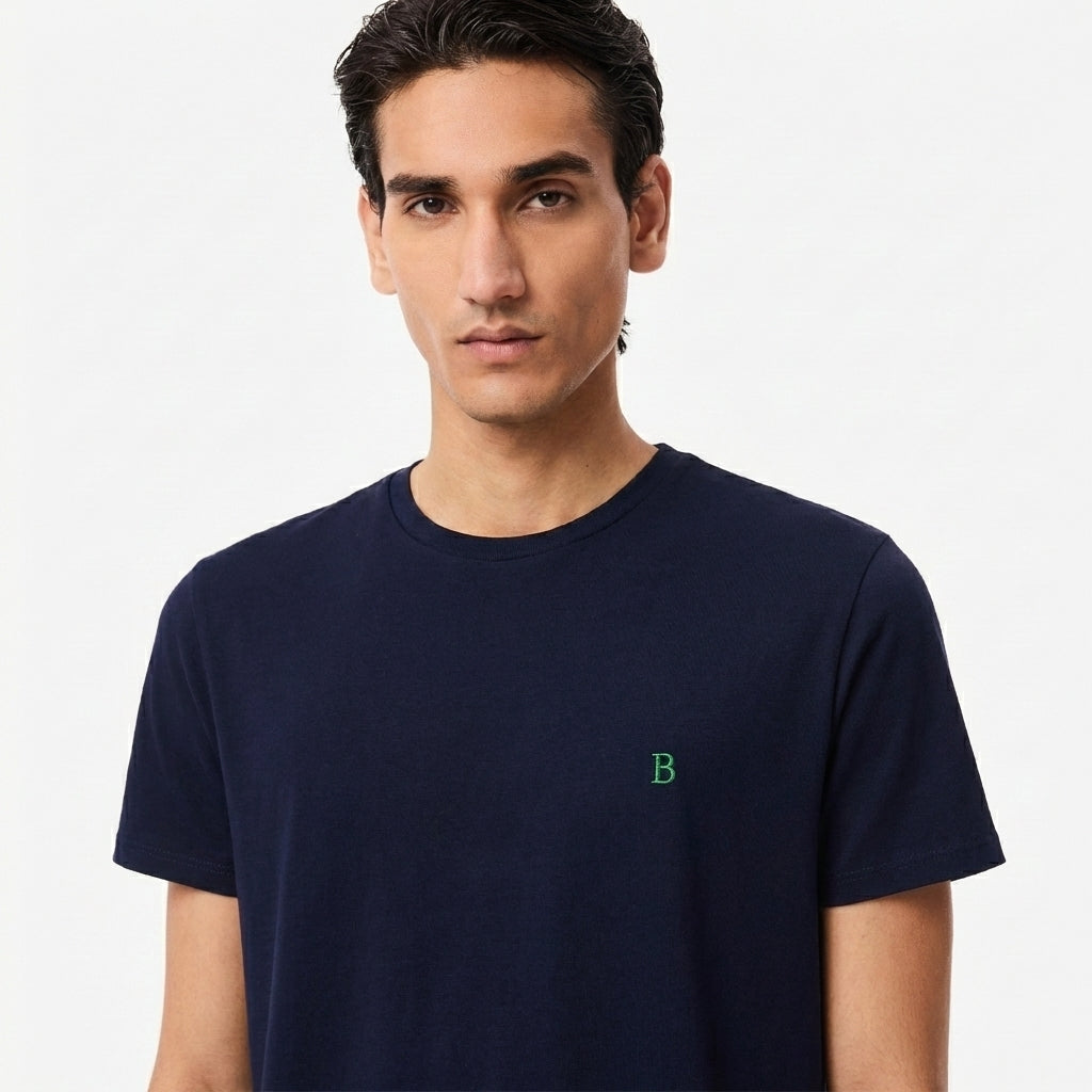 Camiseta Bambux Pima Premium Azul – Comodidad y Elegancia Superior