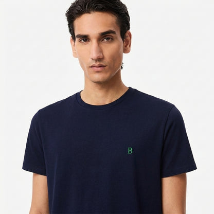 Camiseta Bambux Pima Premium Azul – Comodidad y Elegancia Superior