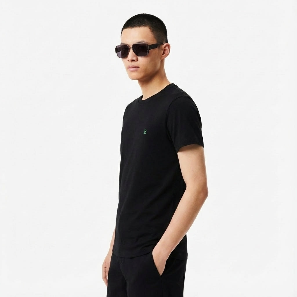 Camiseta Bambux Pima Premium Negra – Comodidad y Elegancia Superior