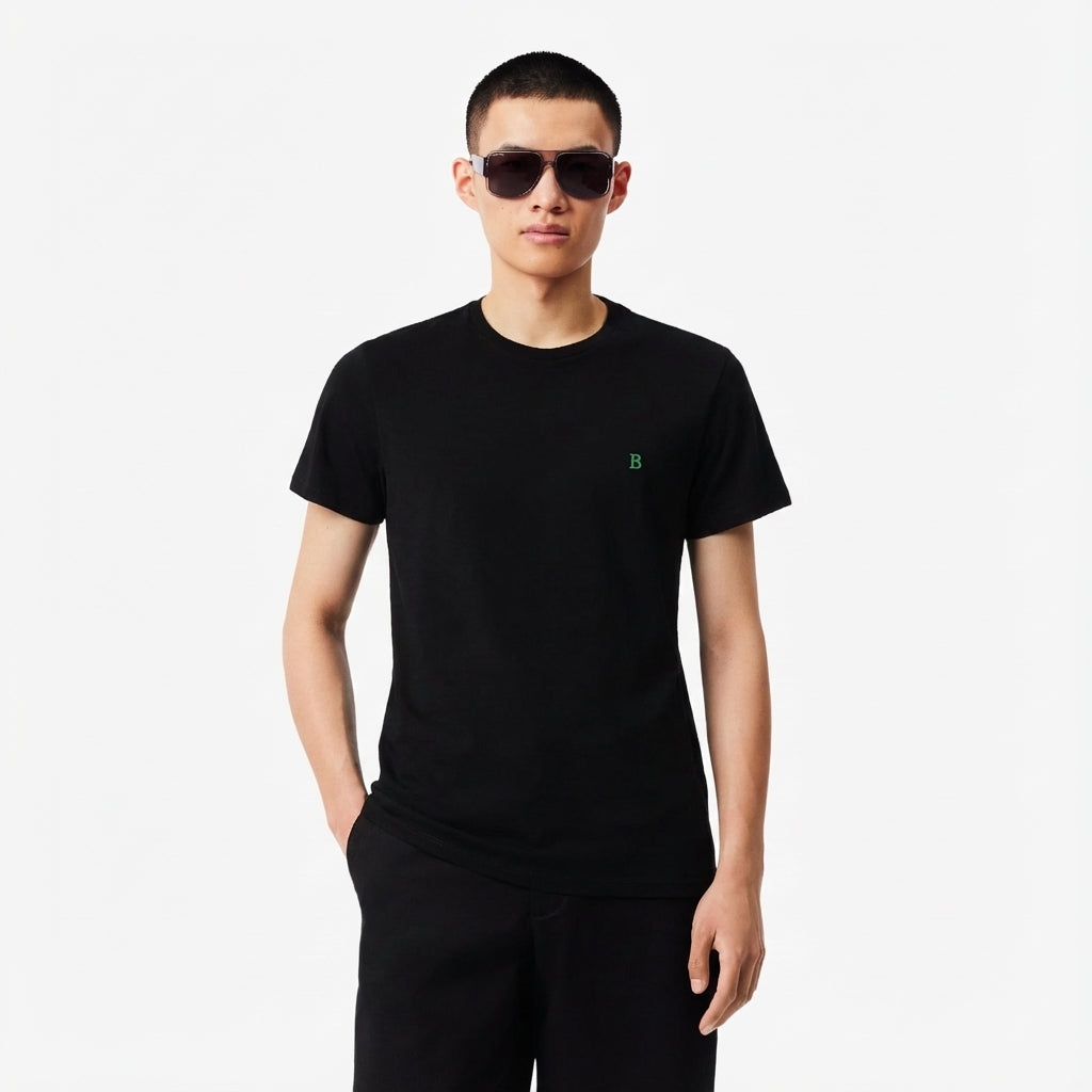 Camiseta Bambux Pima Premium Negra – Comodidad y Elegancia Superior